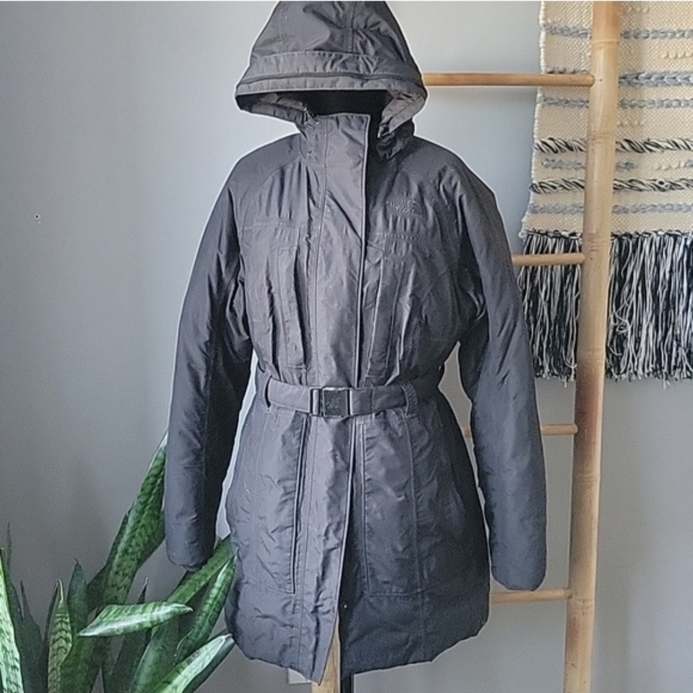 Women's North Face Black Hooded Jacket